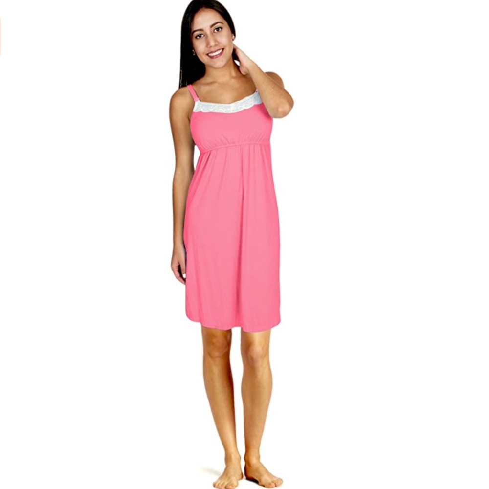 NEW! My Bella Mama Nursing Nightie Babydoll NEGLIGEE NWT